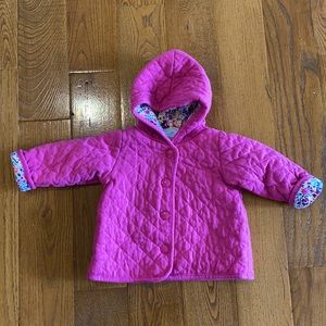 EUC Spring Floral Jacket/Coat (Reversible)